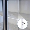 Kyuionty 12 Pack Pilaster Shelf Support Clip, Adjustable Metal Shelving