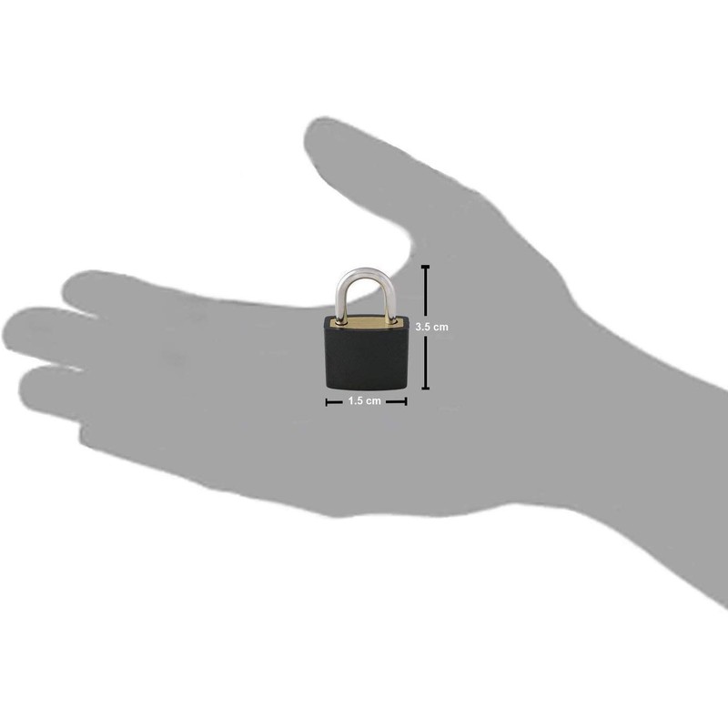 VIP - 8 Pc Metal Padlock Solid Brass Luggage, Backpack,