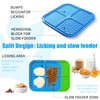 Licky Mats Slow Feeder for Dogs, Premium Lick Pad with