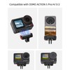 LHPHEIX OSMO Action 5 Pro/4/3/2 Quick Release Mount Adapter,Dual Interface