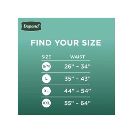 Depend XL Depend Fresh Protection Adult Incontinence Underwear for Men, Disposable, 15