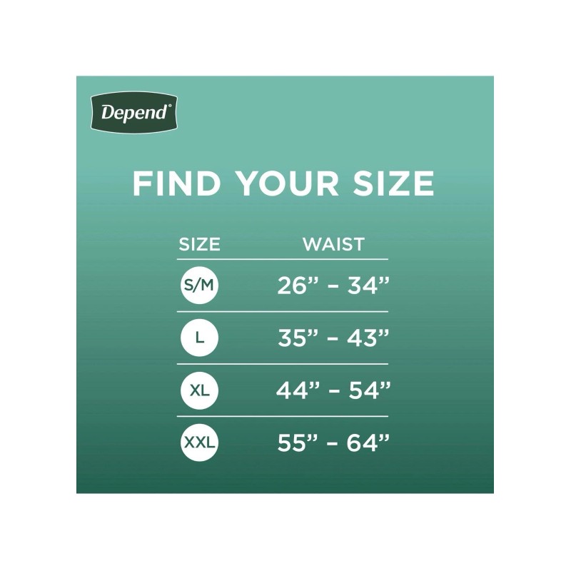 Depend XL Depend Fresh Protection Adult Incontinence Underwear for Men,