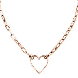 Liebeskind Berlin women's necklace, stainless steel, 45 cm, Stainless Steel, rosé