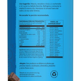 Sunwarrior Warrior Blend Proteína Vegana Orgánica en Polvo Proteina Vegetal con BCAA, Aminoácidos y Proteína de Chícharo y Baya de Goji Sin Gluten, Soja, Lácteos, Sintéticos ni Transgenicos 30 Porciones, Chocolate