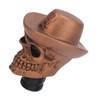 Skull Head Gear Shift Knob with 3 Adapters Cool Looking