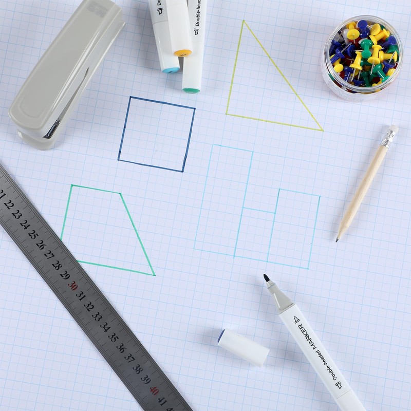 25 Sheets Large Graph Paper 24 X 36 Inch Graph