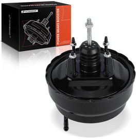 A-Premium Vacuum Power Brake Booster Compatible with Nissan Pathfinder 1987, D21 1986-1990, with Dual Diaphragm Booster and 8.29 Inch Diameter Booster, Without Master Cylinder