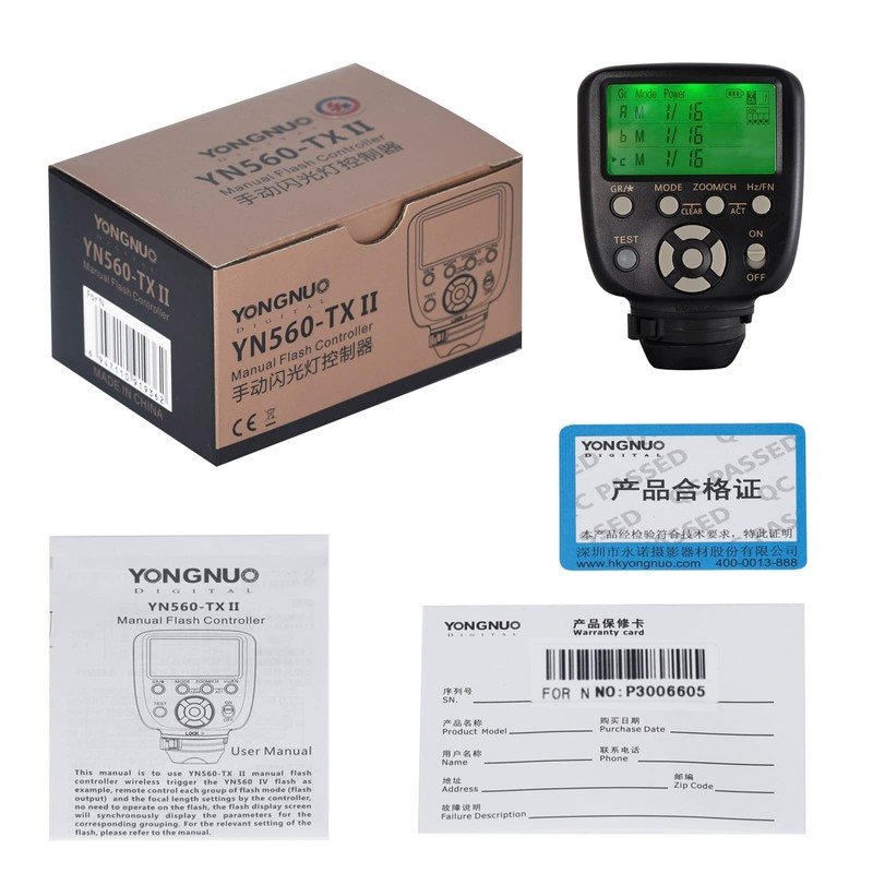 Controlador de potencia YN560 TX II para Nikon