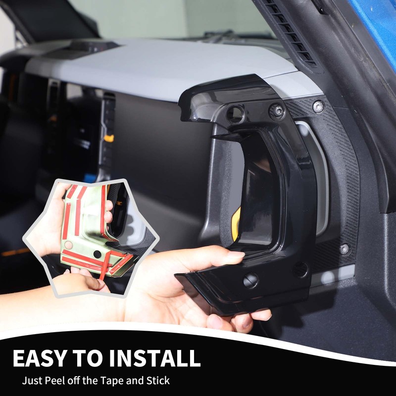 RAZPOY Center Console Side Grab Handle Cover Trim Compatible with