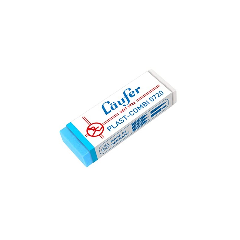 Runner 00720 Plast Combi 0720 Eraser Eraser for Pencils, Crayons,