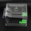 Acrylic Cricket Keeper with Tubes Care Kit for Reptile Tank