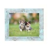 HomeRoots 8"X9" Rustic Blue Picture Frame