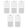 Duokon Pack of 5 Queen Bee Cages, Plastic Bee Queen