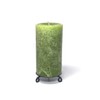 Pear Green Rustic Unscented Pillar Candle - Choose Size -