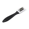 ANCLLO 4 Sideds Suede Multifunctional Nubuck Brass and Nylon Bristle