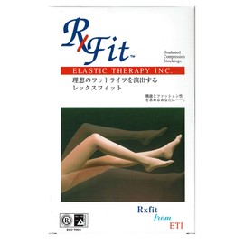 Rex Fit Anti-Slip Lace Stockings with Toe Small Light Beige Class II 20-30mmHg