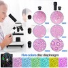 Microscope for Adults Kids, 100X-2000X BEBANG Compound Microscope with Microscope