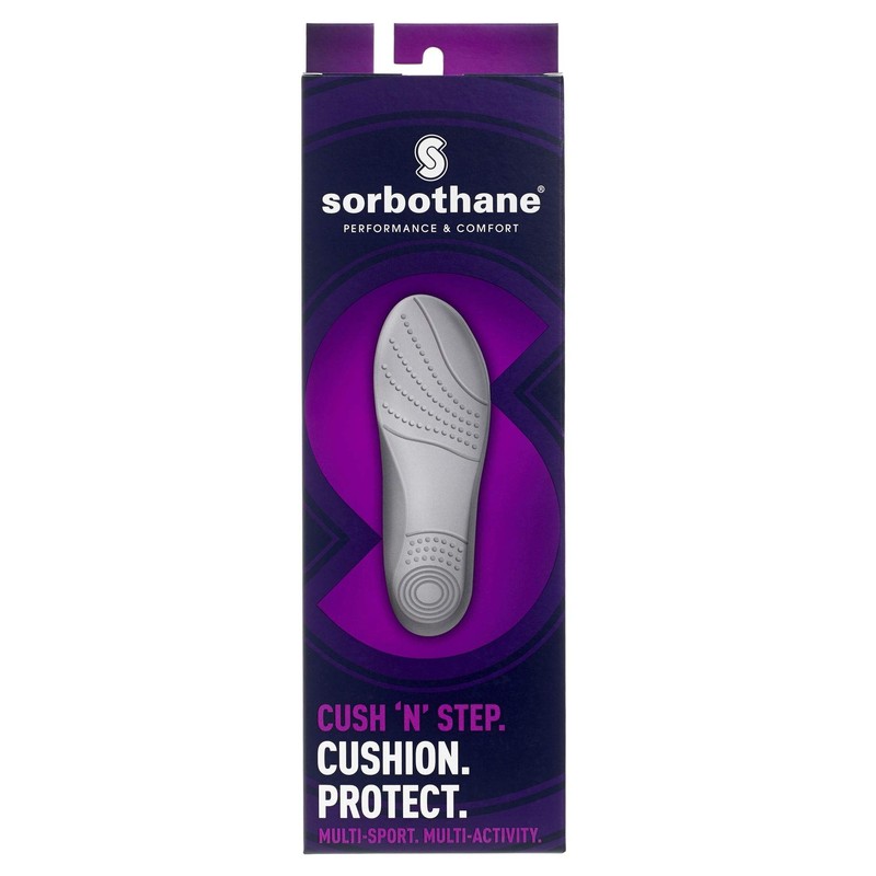 Ability Superstore - "Sorbothane Cush-n-Step" Einlegesohlen, Größe 45 - 47