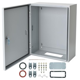 Waterproof Electrical Enclosure 16 x 16 x 6'', Outdoor Electrical Box Weatherproof, Electrical Junction Box with Reinforced Lock