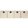 55766 Create Craft - 4 Drawer Box plywood 1pc