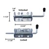 Shed Windows and More Shed Door Hardware Kit, 6" Shed
