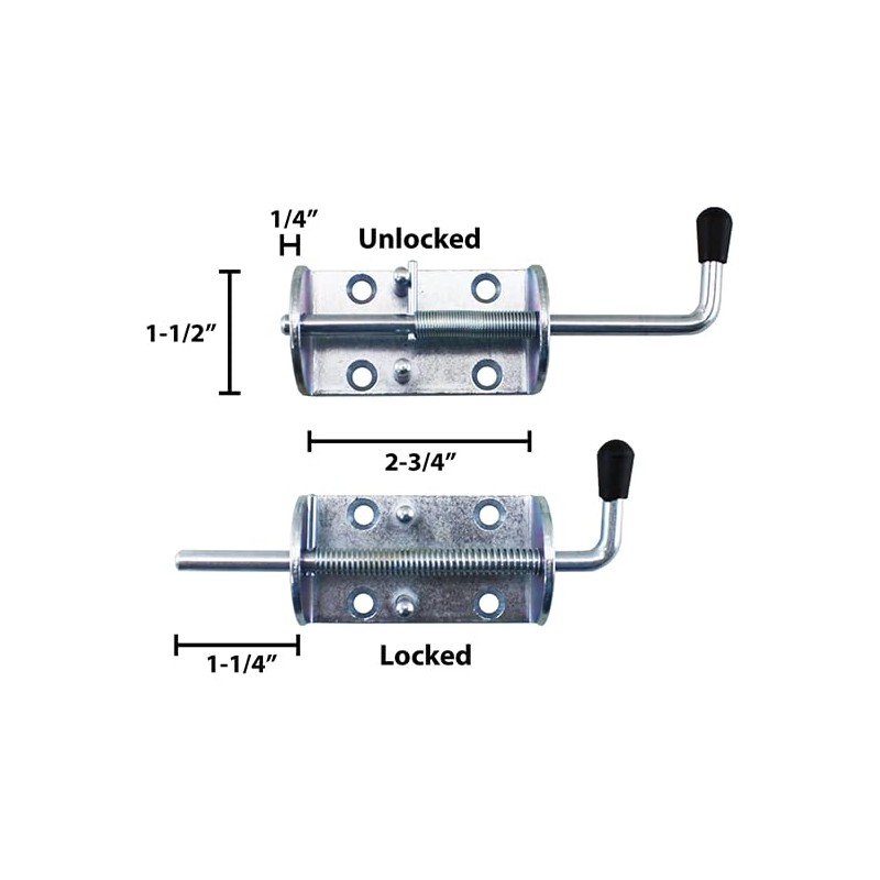Shed Windows and More Shed Door Hardware Kit, 6" Shed