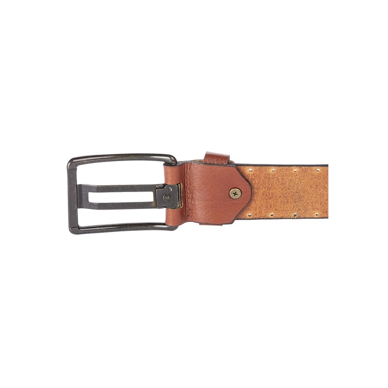 Redbridge Men's Genuine Leather Belt Genuine Leather Belt, Taba.