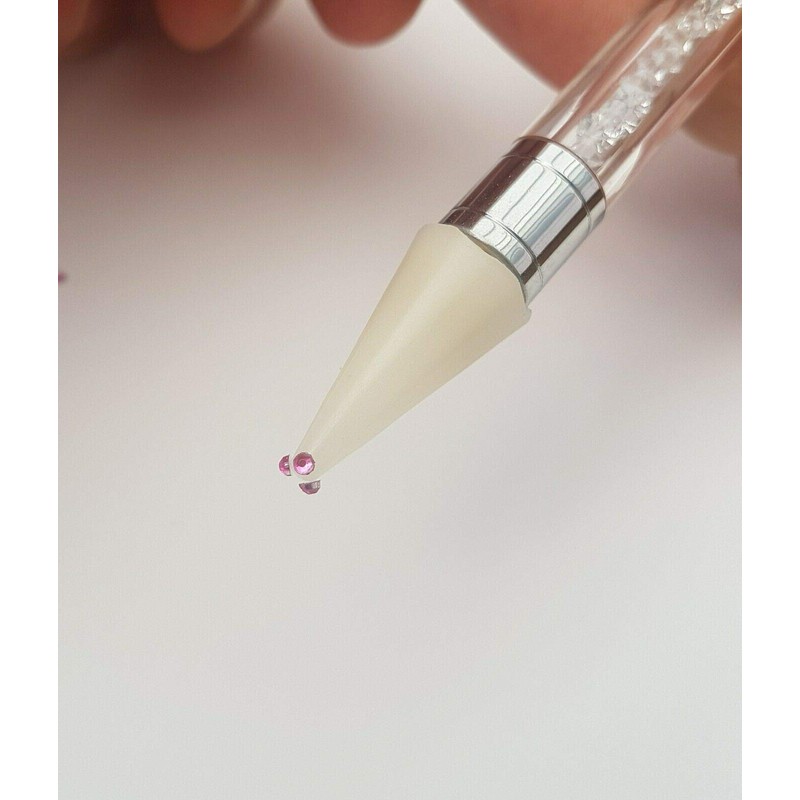 1 Piece Rhinestone Picker Dotting Pen, Dual-ended Rhinestone Gems Crystals