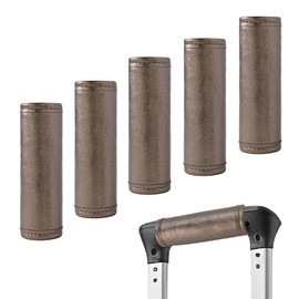 5Pack Luggage Handle Wrap for Suitcase Luggage Identifiers Tag for Suitcases Handle Cover Marker Travel Accessories (05Handle Wrap-Metal)