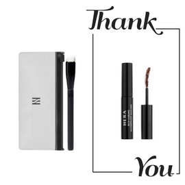 Hera Lip Brush + Hera Rich Curling Waterproof Mascara Brown 3g Set / 헤라 립 브러쉬+헤라 리치 컬링 워터프루프 마스카라 브라운 3g 세트