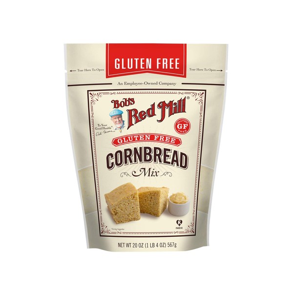 Bob's Red Mill Cornbread Mix Gluten Free, 20-ounces (Pack of4)