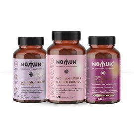 Kit Woman Hormo Balance Myo Inositol D Chiro Inositol y Pre+Probiótics Suplementos para mujer con raíces adaptógenas de Shatavari Maca Schisandra y Ginseng cepas prebioticas y probioicas Zinc Acido folico Colecalciferol Un mes de suministro