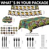 FVABO Graffiti Brick Wall Birthday Party Supplies for Retro 80s