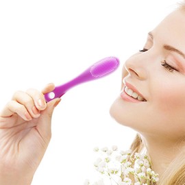 Widedomae Blackhead Cleansing Brush Pore Cleansing Nose Brush Blackhead Removal