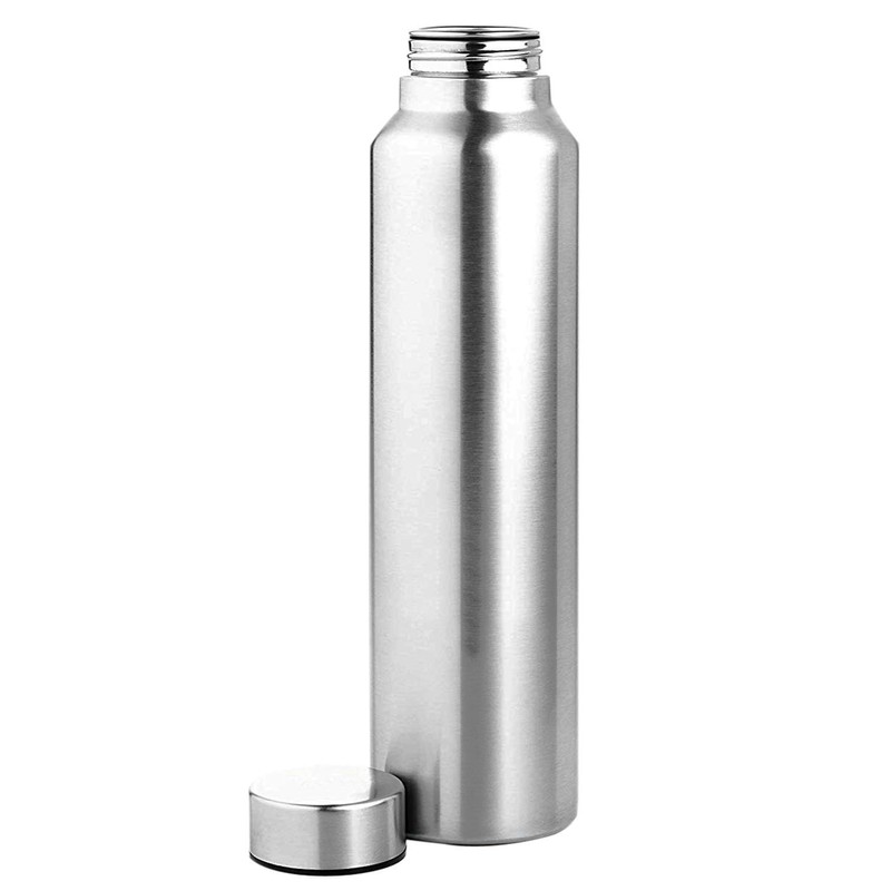 Steel Water Bottles 1 Litre Steel Water Bottle, 1L, Silver
