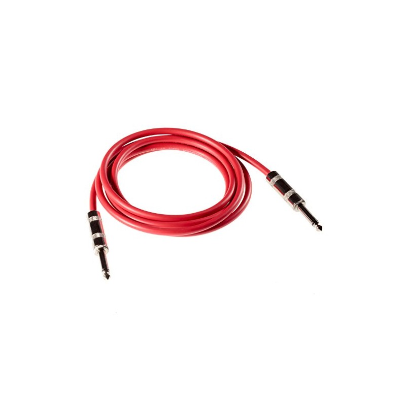POPPSTAR 2 m Instrument Cable Mono Jack Cable with 6.3