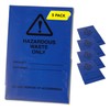 Hazardous Waste Bags - Blue - Pollution Control, Dangerous Waste
