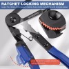 WORKPRO 27" Flexible Hose Clamp Plier Spring Plier Automotive Clamp