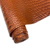 Embossed Alligator Synthetic PU Fabric, 12 x 54 inch Crocodile