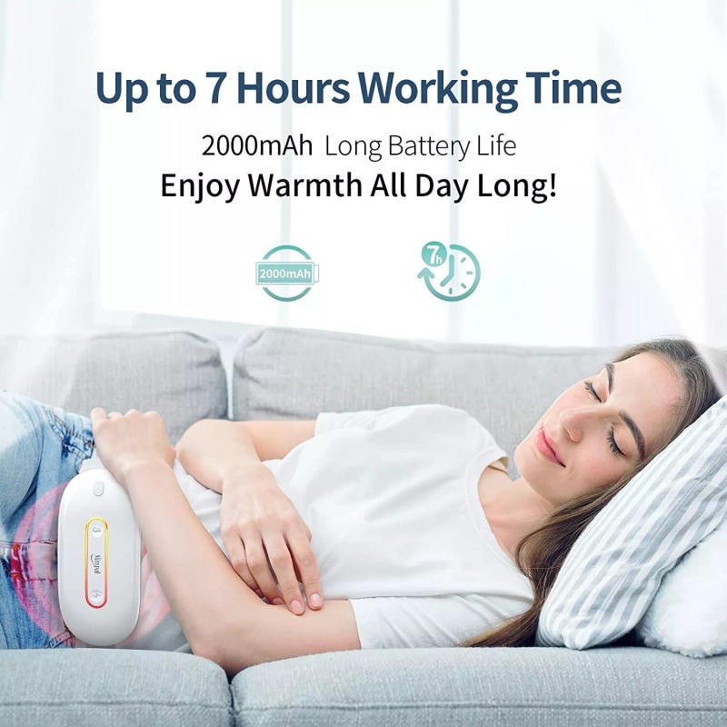 Slimpal Cordless Electric Heating Pad with Massager Portable Heating Pad