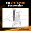 2-5" Rear Shock Absorbers for Jeep Wrangler YJ 4WD 1987-1995,