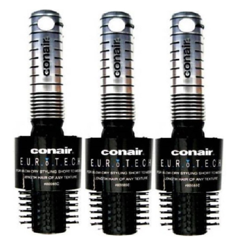 CONAIR EUROTECH 6 CONAIR HAIR BRUSH EUROTECH ROUND BLOW DRYING