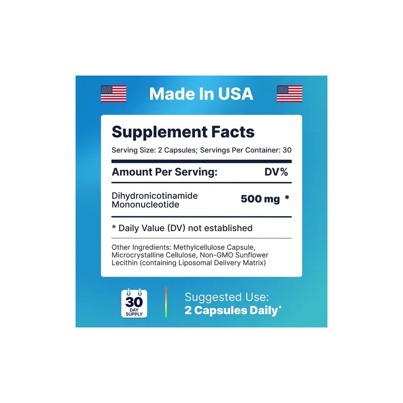 Advantagenutra Suplemento Nmnh - Aumenta Nad, 60 Cápsulas