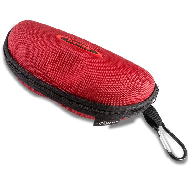 Topside Glasses Case (Black, Blue, Red) Hard Case Shock-Absorbing with