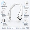 Portable Bladeless Neck Fan for Hands-Free Cooling – Foldable 3-Speed