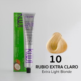 Kuul System Hair Color Cream  Kuul Tintes en crema 94 Tonos 94 Shades FUNNY COLORS Hair Dye Haircare Oil Neon Nourishing  3 oz.:_10 - Rubio Extra Claro /Extra Light Blonde