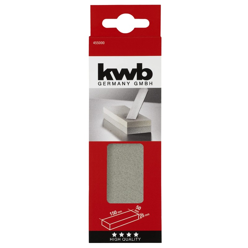 KWB Sharpening Stone Coarse K240 / Fine K120, Corundum, 150