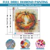 Pumpkin Leaf Tree Diamond Art Kits for Adults, 5D Autumn