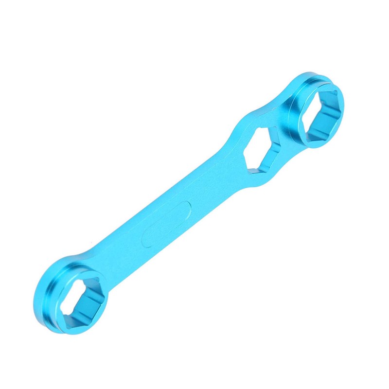 DIY Casting Fishing Reel Wrench Blue Aluminium Alloy Spanner Repairing