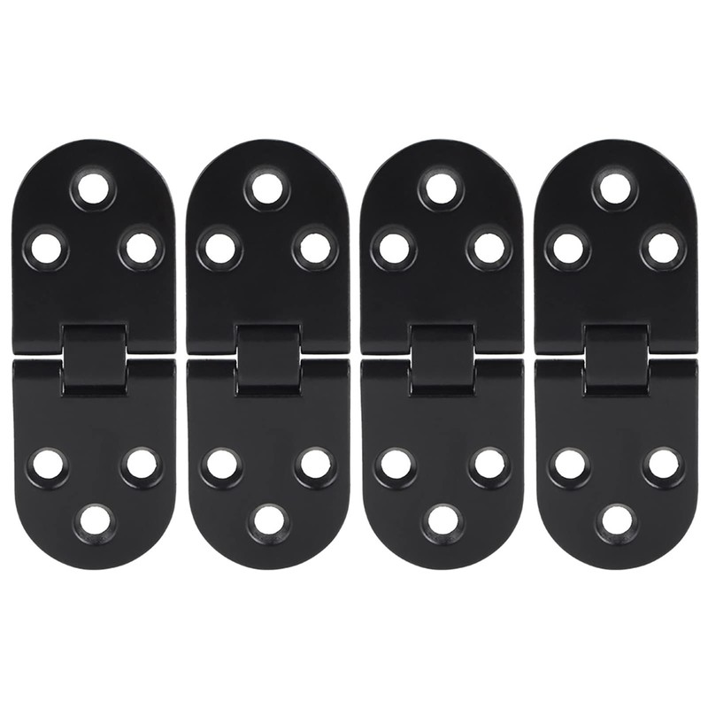 AUNMAS 4Pcs Flip Hinge, 80 * 30 * 2.2mm Zinc